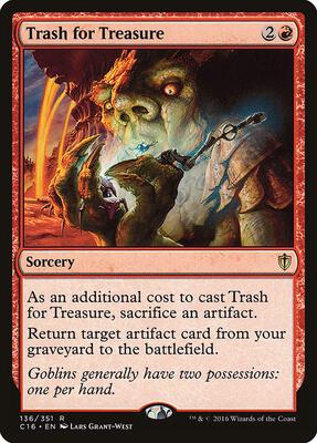 Trash for Treasure card from Commander 2016