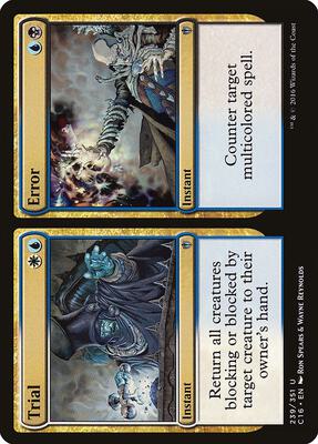 Trial // Error card from Commander 2016