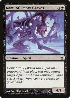 Kami of Empty Graves card from Saviors of Kamigawa