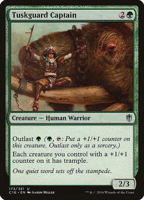 Tuskguard Captain card from Commander 2016