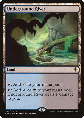Underground River card from Commander 2016