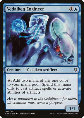 Vedalken Engineer card from Commander 2016