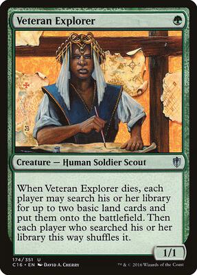 Veteran Explorer card from Commander 2016