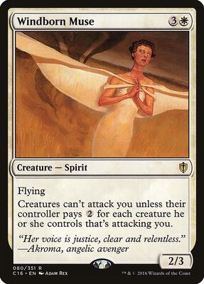 Windborn Muse card from Commander 2016