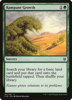 Rampant Growth card from Commander 2016