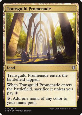 Transguild Promenade card from Commander 2016