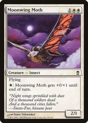 Moonwing Moth card from Saviors of Kamigawa