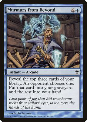Murmurs from Beyond card from Saviors of Kamigawa