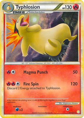 Typhlosion - 32/123 (Cosmos Holo) card from Deck Exclusives