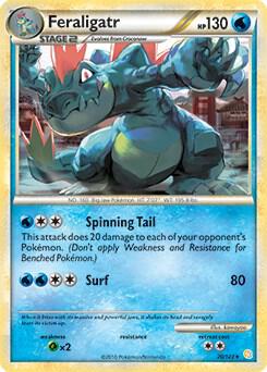 Feraligatr - 20/123 (Cosmos Holo) card from Deck Exclusives