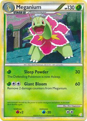 Meganium - 26/123 (Cosmos Holo) card from Deck Exclusives