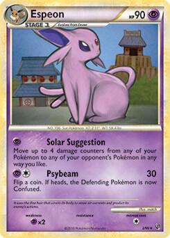 Espeon - 2/90 (HGSS Undaunted) card from Deck Exclusives