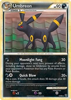Umbreon - 10/90 card from Deck Exclusives
