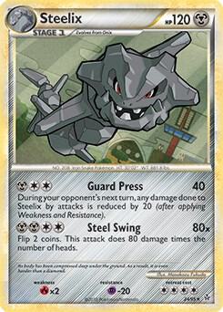 Steelix - 24/95 (HGSS Unleashed) card from Deck Exclusives
