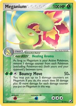 Meganium - 9/115 (EX Unseen Forces) card from Deck Exclusives