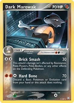 Dark Marowak - 7/109 (EX Team Rocket Returns) card from Deck Exclusives