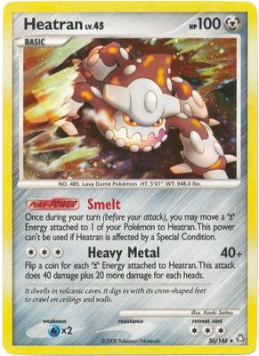 Heatran - 30/146 (DP Legends Awakened) card from Deck Exclusives