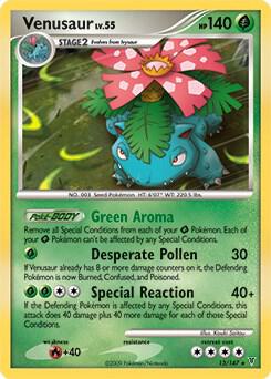 Venusaur (DPPt Supreme Victors) card from Deck Exclusives