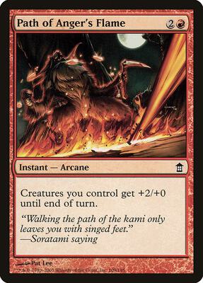 Path of Anger's Flame card from Saviors of Kamigawa
