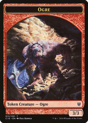 Ogre // Bird (007) Double-Sided Token card from Commander 2016