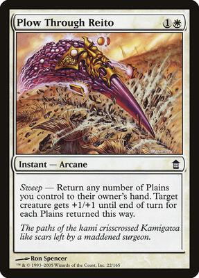 Plow Through Reito card from Saviors of Kamigawa