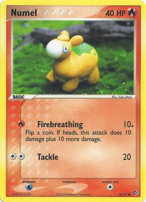 Numel (69) card from EX Battle Stadium