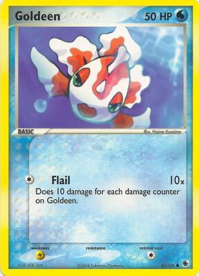 Goldeen card from EX Battle Stadium