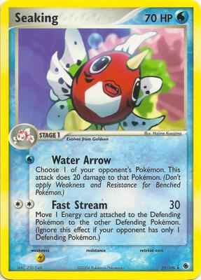 Seaking card from EX Battle Stadium