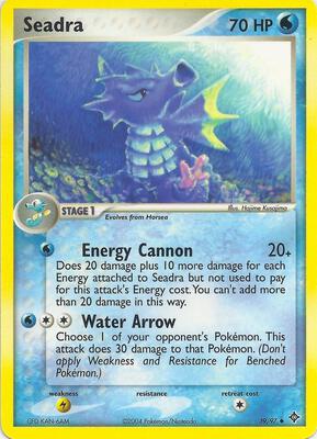 Seadra card from EX Battle Stadium
