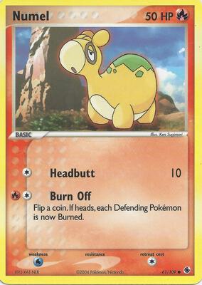 Numel (61) card from EX Battle Stadium