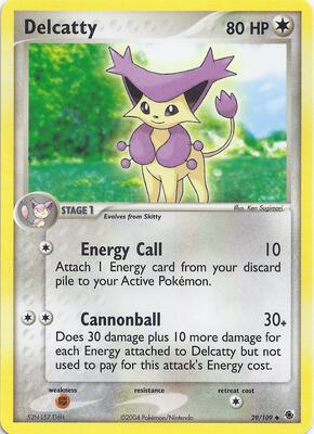 Delcatty card from EX Battle Stadium