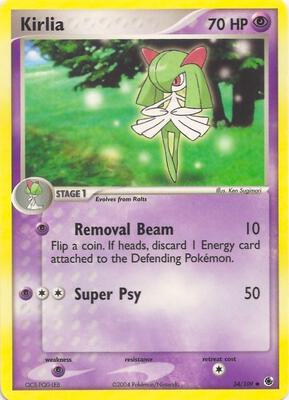 Kirlia card from EX Battle Stadium