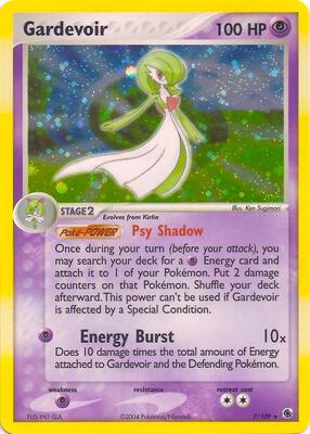 Gardevoir (Holo) card from EX Battle Stadium