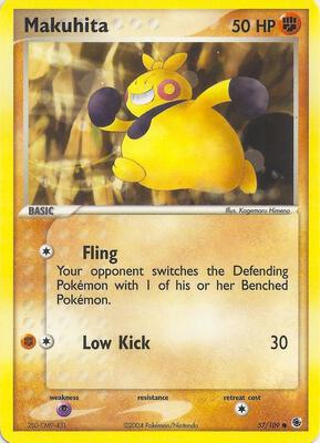 Makuhita card from EX Battle Stadium