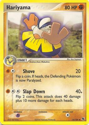 Hariyama card from EX Battle Stadium