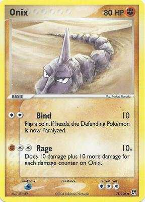 Onix card from EX Battle Stadium