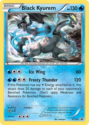 Black Kyurem - XY160 card from XY Promos