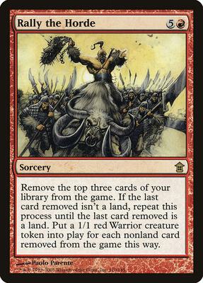 Rally the Horde card from Saviors of Kamigawa