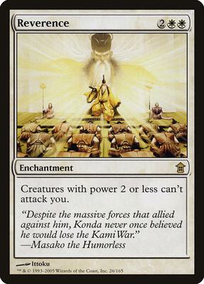 Reverence card from Saviors of Kamigawa