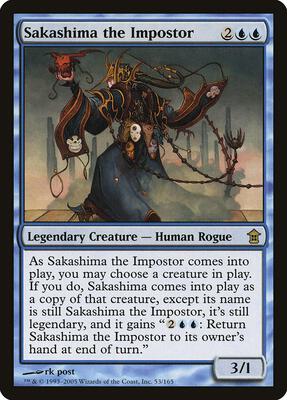 Sakashima the Impostor card from Saviors of Kamigawa