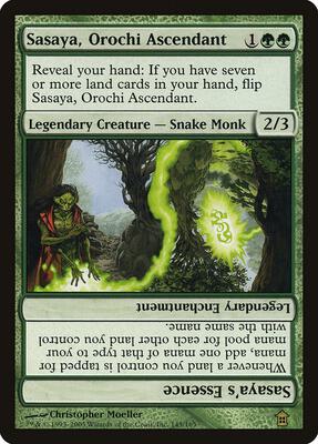 Sasaya, Orochi Ascendant card from Saviors of Kamigawa