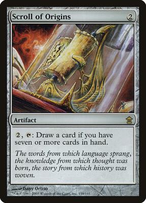 Scroll of Origins card from Saviors of Kamigawa