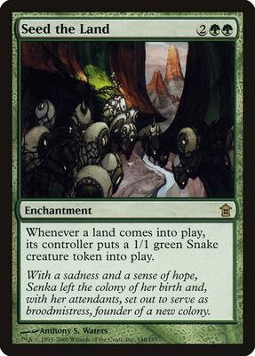 Seed the Land card from Saviors of Kamigawa
