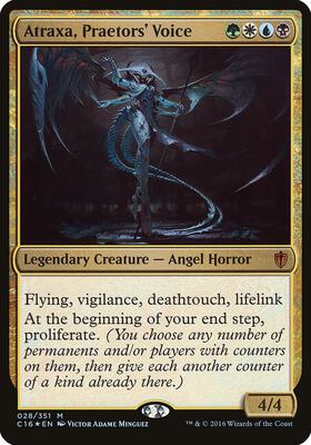 Atraxa, Praetors' Voice (Commander 2016) card from Oversize Cards