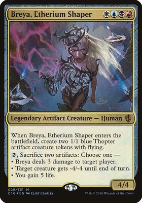Breya, Etherium Shaper (Commander 2016) card from Oversize Cards