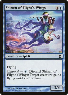 Shinen of Flight's Wings card from Saviors of Kamigawa