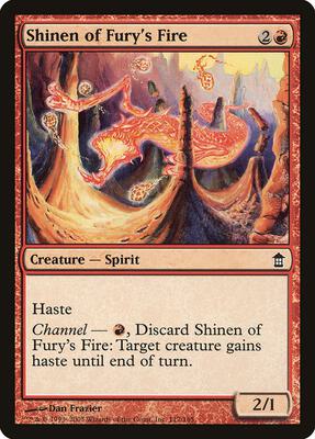 Shinen of Fury's Fire card from Saviors of Kamigawa