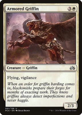 Armored Griffin card from Planechase Anthology