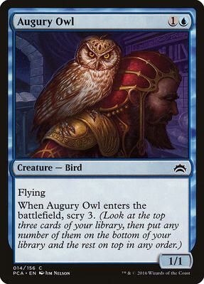 Augury Owl card from Planechase Anthology