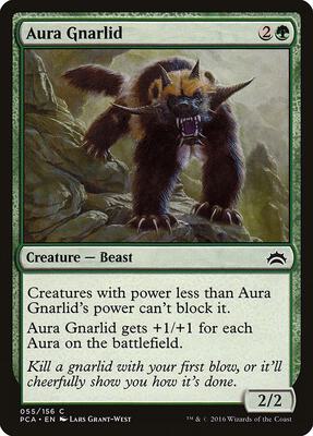 Aura Gnarlid card from Planechase Anthology